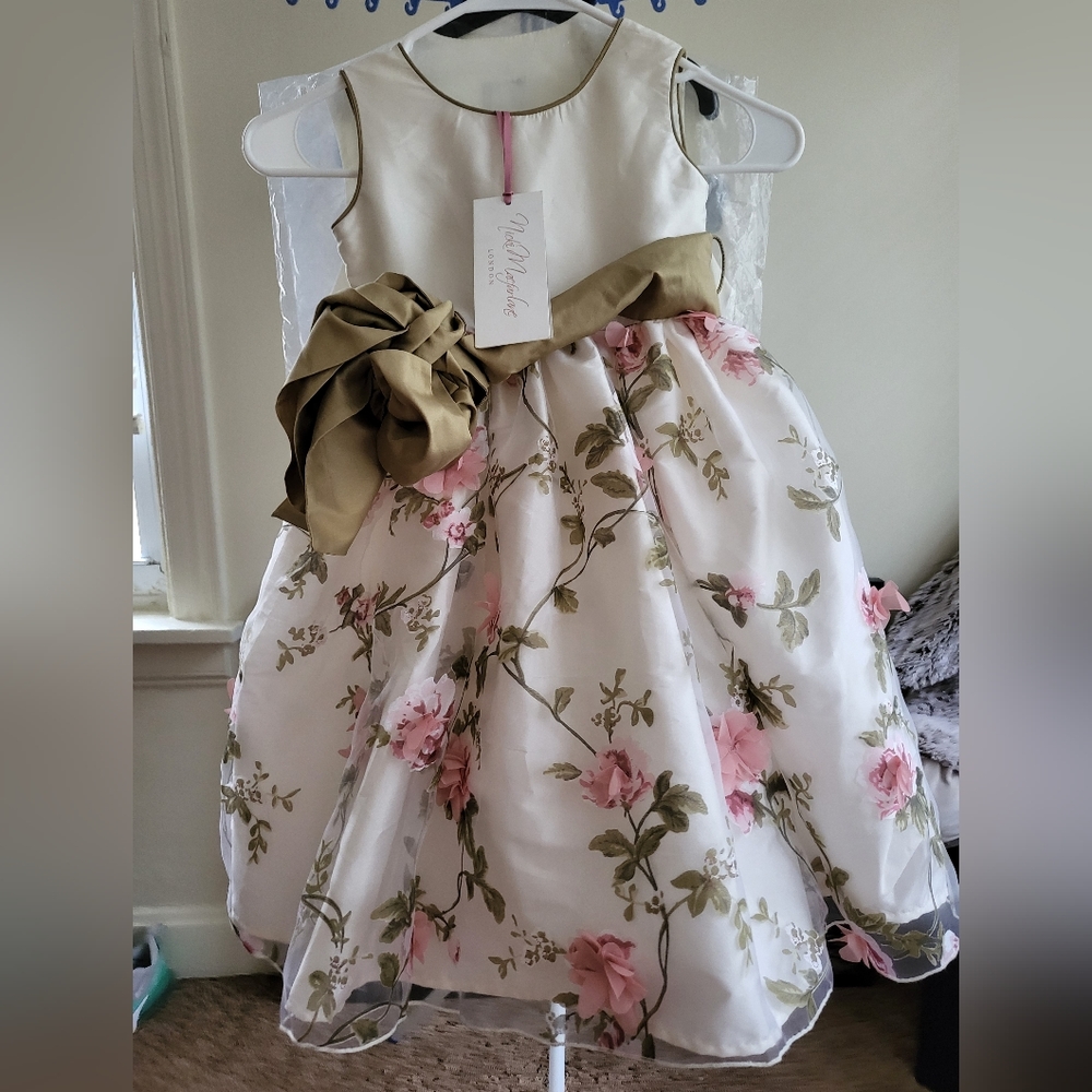 Girls Nicki Macfarlane floral dress